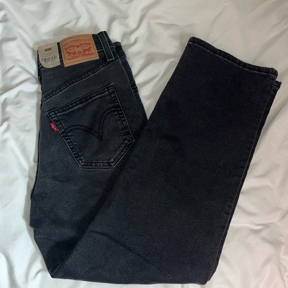 Levi’s ribcage straight ankle jeans